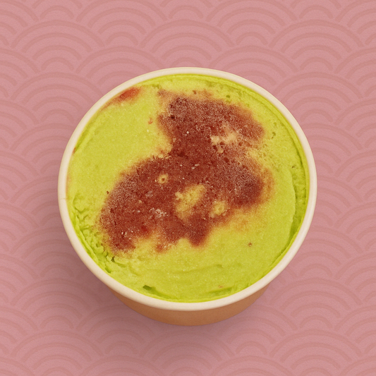 Matcha and Strawberry Jam