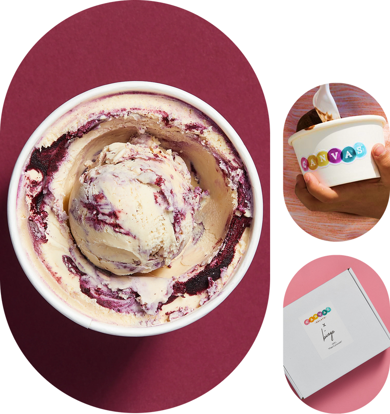 Peanut Butter & Jam Gelato Bliss